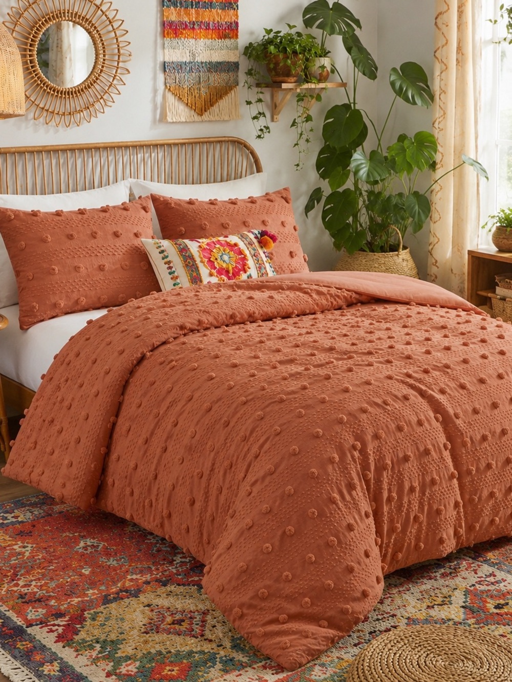 Intelligent Design Rust Full/Queen Comforter Set - Picture 4 of 5